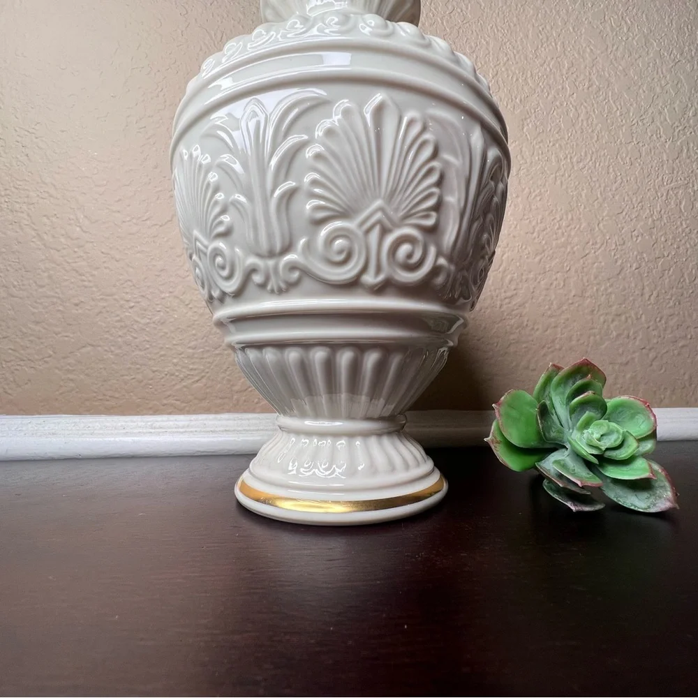 Vintage Lenox Athenian Vase | Neoclassical Acanthus & Palmette Relief